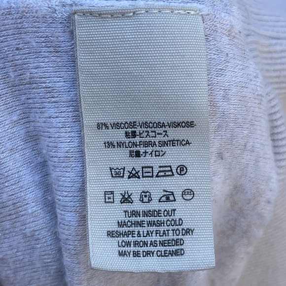 Free People Pullover Cream Terry Oversized Sweater - Picture 4 of 6